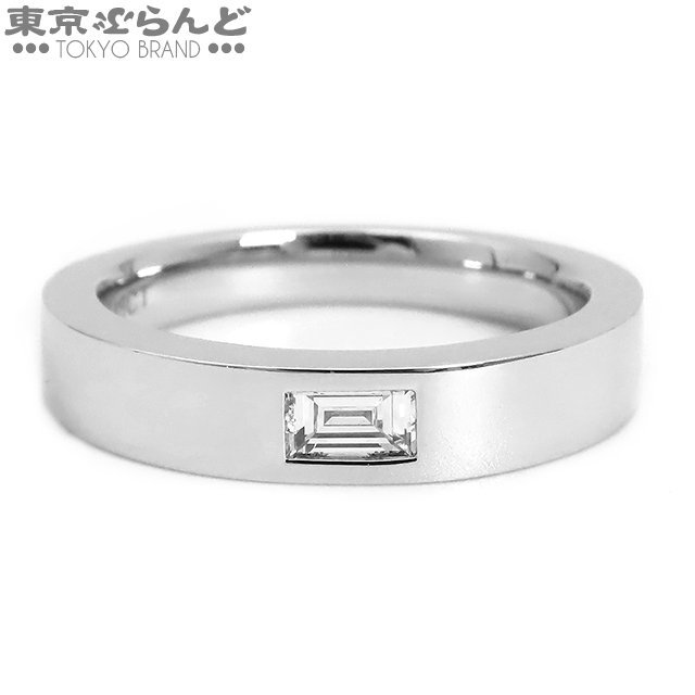 ー品販売 Pt950 WBDPBGBZS20 バンドリング ワンバゲット ハリーウィンストン 101711251 ダイヤモンド 仕上済 ユニセックス 指輪 0.18ct 12号相当 指輪
