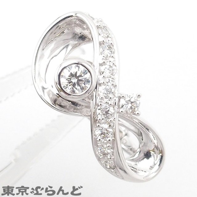 101704887 タサキ TASAKI ダイヤモンド イヤリング 0.21ct/ 0.21ct ホワイトゴールド K18WG 総0.42ct イヤリング レディース 仕上済_画像3