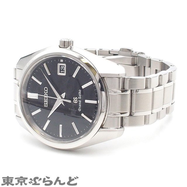 101693319 セイコー SEIKO グランドセイコー 9Fクォーツ SBGV007 9F82-0AA0 ブラック SS 腕時計 メンズ QZ 電池交換 仕上済_画像2