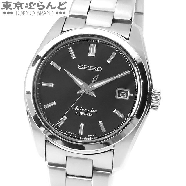 101710964 1円 セイコー SEIKO メカニカル デイト SARB033 6R15-00C1 ブラック SS 腕時計 メンズ 自動巻 オートマチック 箱付き_画像1