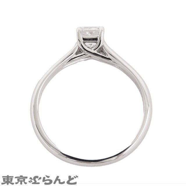 101704893 ティファニー TIFFANY&Co. ルシダ スクエア ダイヤモンド リング Pt950 ダイヤモンド 0.38ct 9号相当 リング・指輪 仕上済_画像2