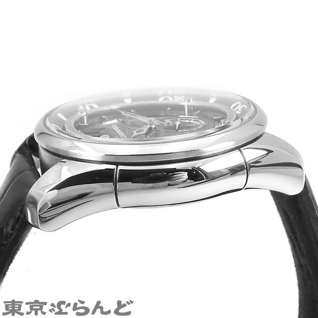 101713307 シチズン CITIZEN カンパノラ 琉雅 りゅうが NZ0000-07F ブラック SS レザー ラジューペレ ビッグデイト 腕時計 メンズ 自動巻_画像7