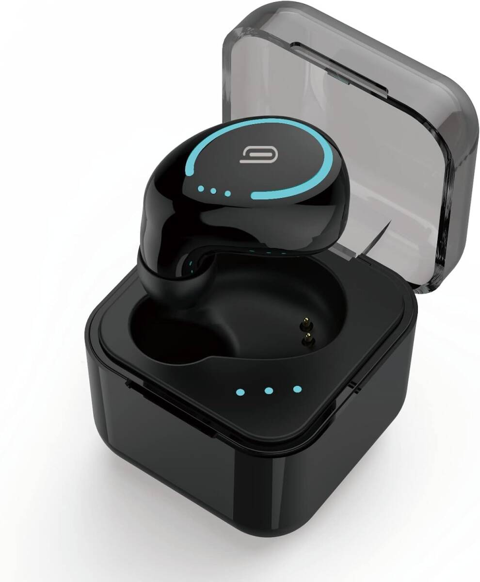 【改良型】Bluetooth ヘッドセット片耳ワイヤレス ブルートゥース イヤホン スポーツ 5.0 ハンズフリー通話 軽量 自動_画像1