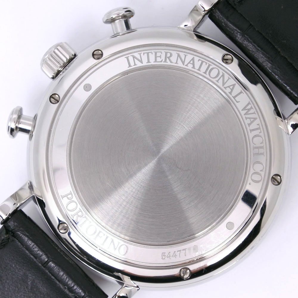 IWC Inter National watch Company Portofino cal.75320 IW391008 wristwatch crocodile self-winding watch men's [90000053] used 