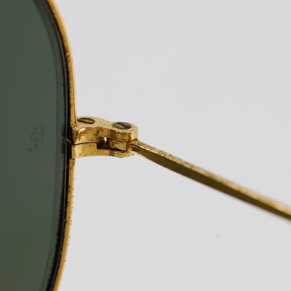 Ray-Ban RayBan B&L sharp shooter USAboshu ром Vintage солнцезащитные очки золотой жемчуг мужской [H113124389] б/у 