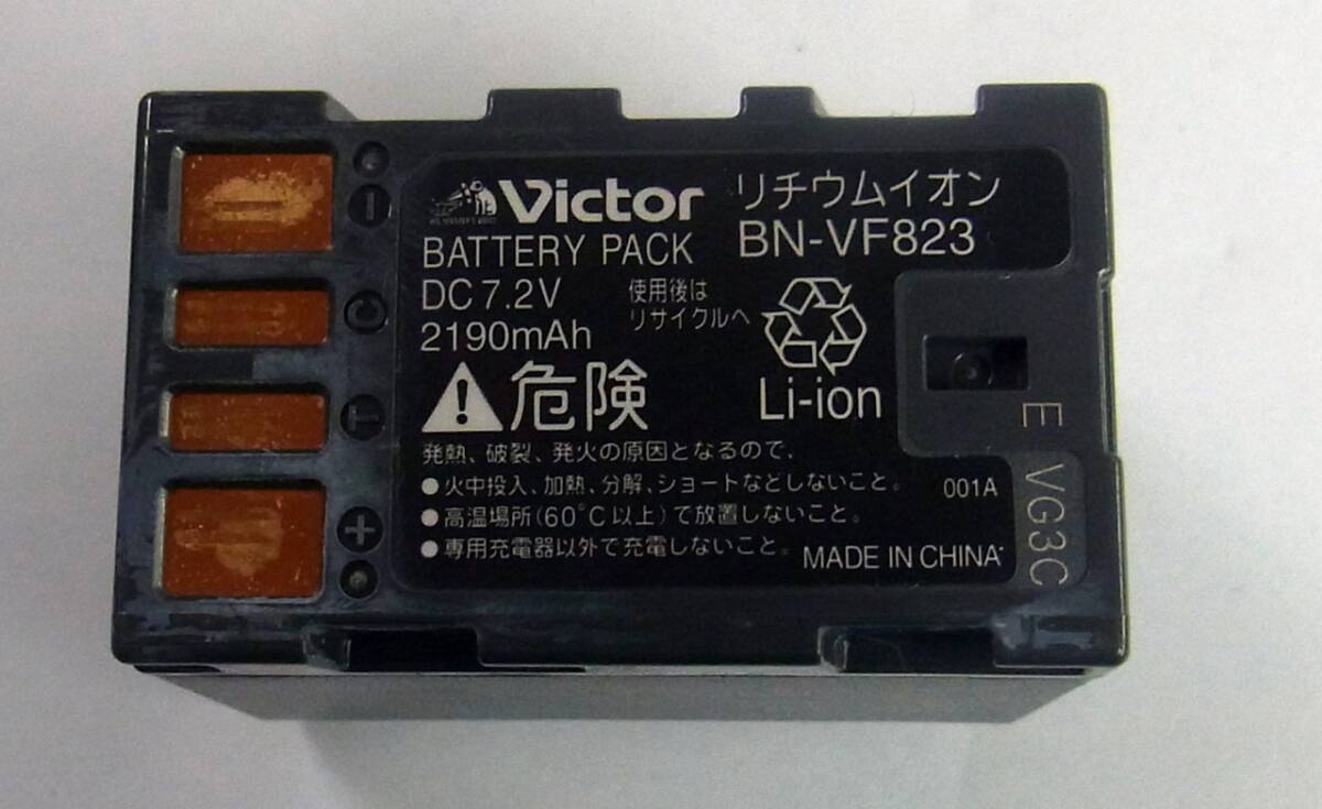 YI キ2-201 JVC BN-VF823 リチウムイオンバッテリー 定格容量：2115mAh Everio エブリオ 互換バッテリー_画像2