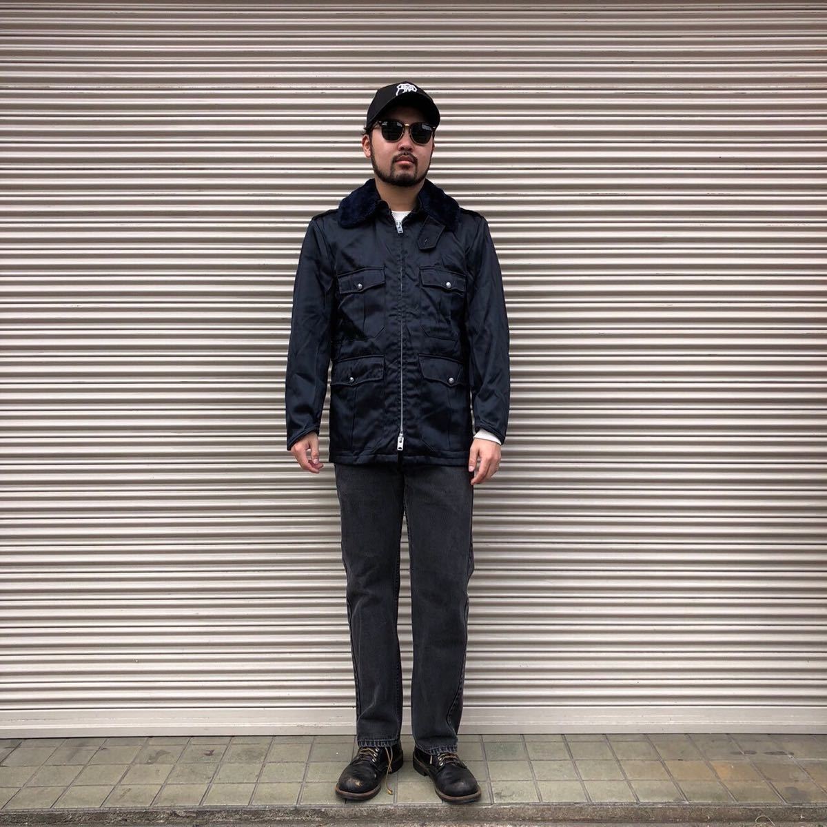 70s USA Police man ヴィンテージ 90s 保安官 襟ボア ポリスマン 70s USA Police man ヴィンテージ 90s 保安官 襟ボア ポリスマン