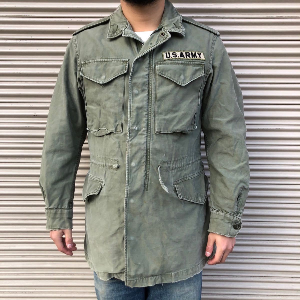 60s USArmy M-51 米軍実物 M51 フィールド ジャケット 陸軍 50s 60s USArmy M-51 米軍実物 M51 フィールド ジャケット 陸軍 50s