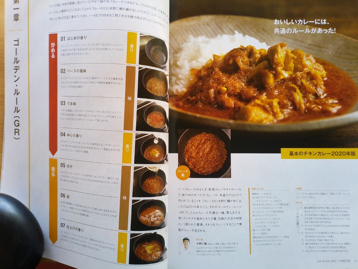 即決 料理王国 保存版 クラフトカレーの極め方 スパイスカレーのゴールデンルール・水野仁輔 カレーの教科書・シャンカール ノグチ監修_画像5