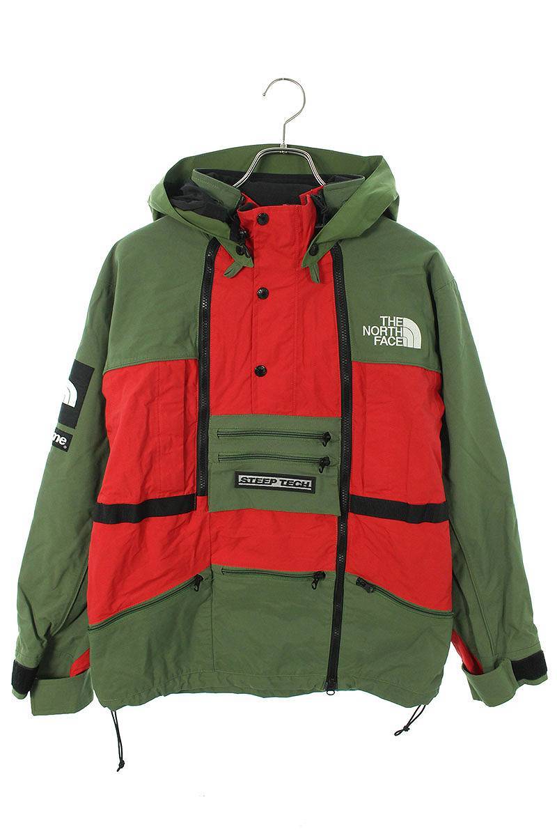 シュプリーム SUPREME ノースフェイス 16SS Steep Tech Hooded Jacket サイズ:S マルチポケットマウンテンパーカーブルゾン 中古 OM10