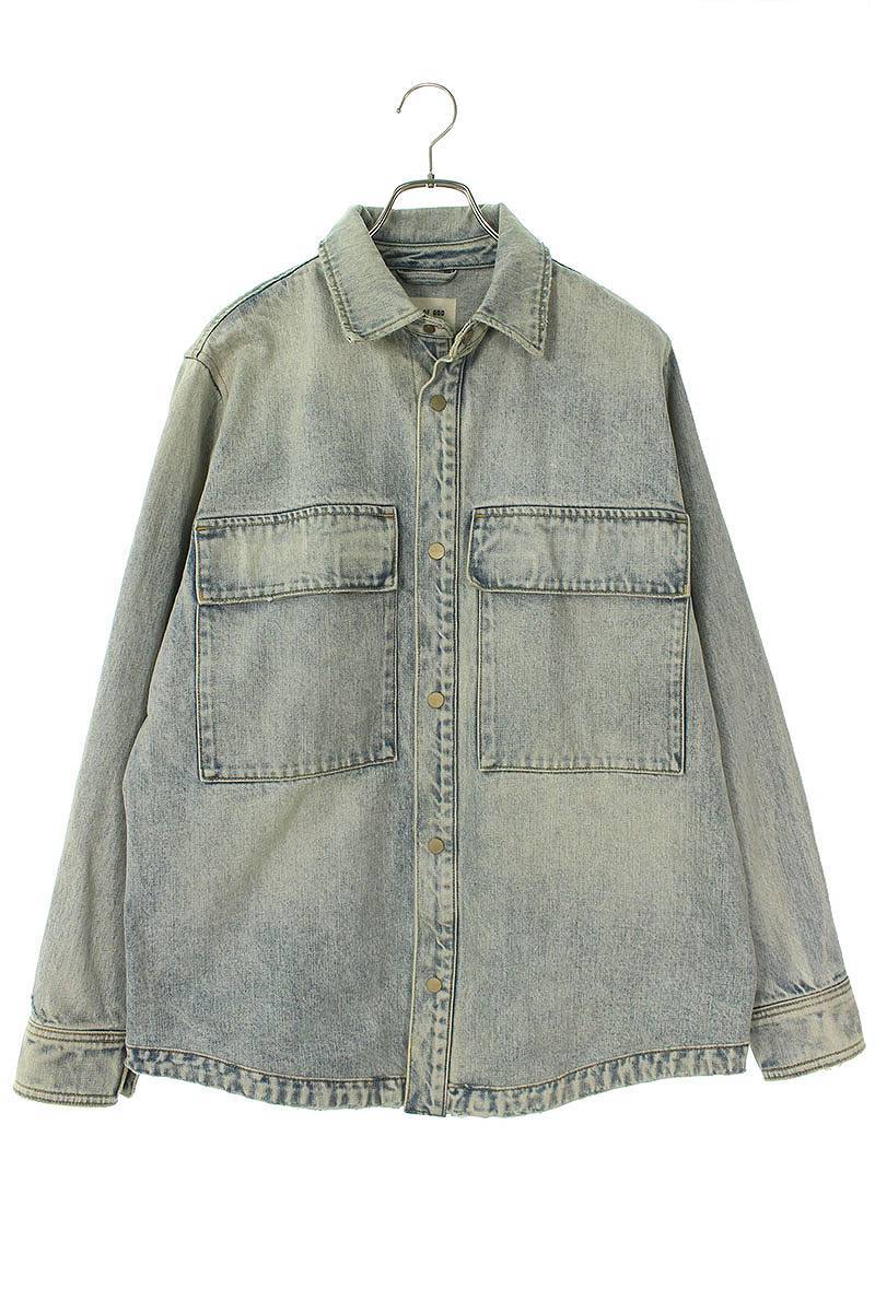 フィアオブゴッド FEAR OF GOD SIXTH COLLECTION サイズ:S ウォッシュドヴィンテージ加工デニムジャケット 中古 BS99