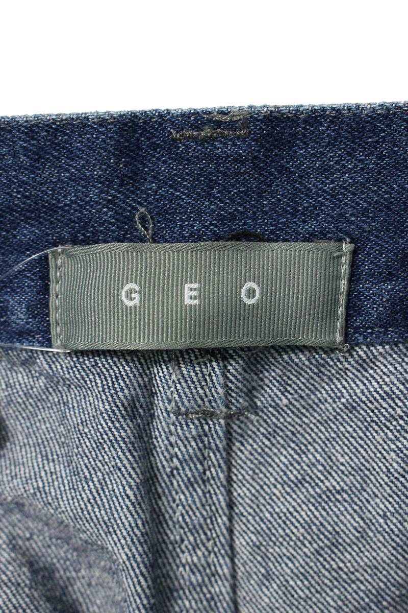 ジオ Geo GO-S19-0000-029 サイズ:S ナイロン切り替え裾コードデニムパンツ 中古 BS99_画像3