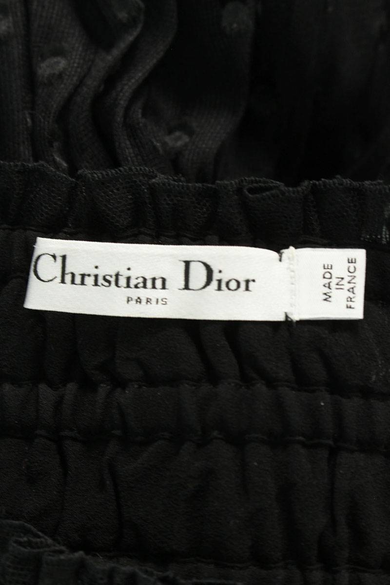 クリスチャンディオール Christian Dior 241R34A7729 サイズ:36 ドット刺繍 レースワンピース 中古 BS99_画像3