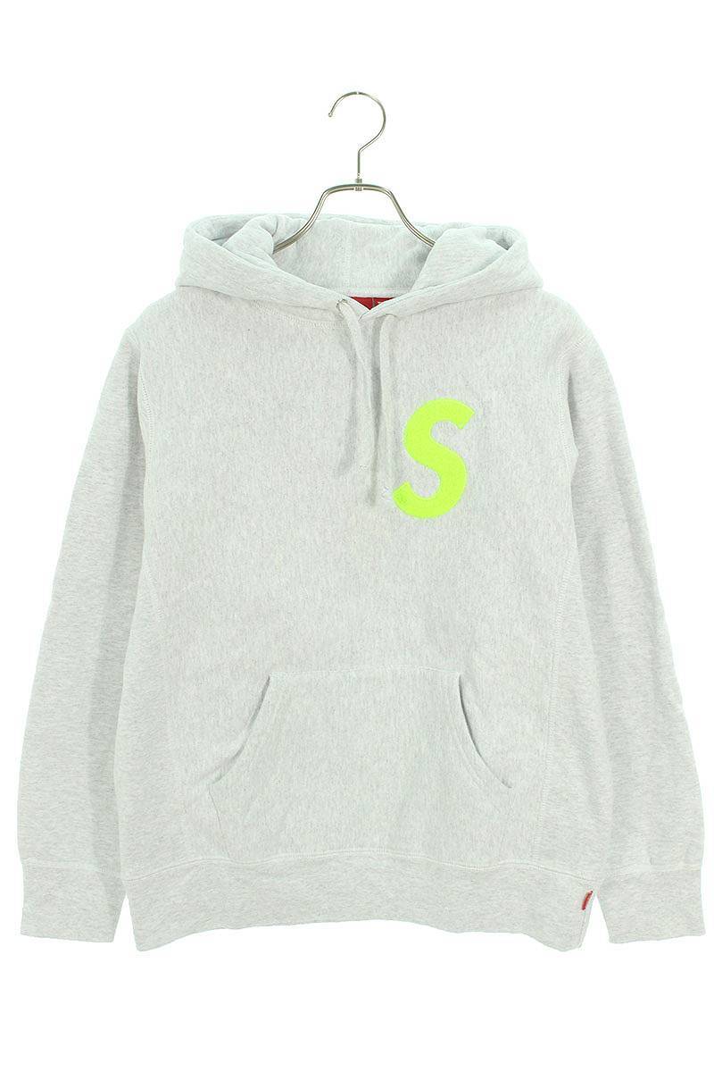 シュプリーム SUPREME 19AW S Logo Hooded Sweatshirt サイズ:S シェニールSロゴパーカー 中古 OM10