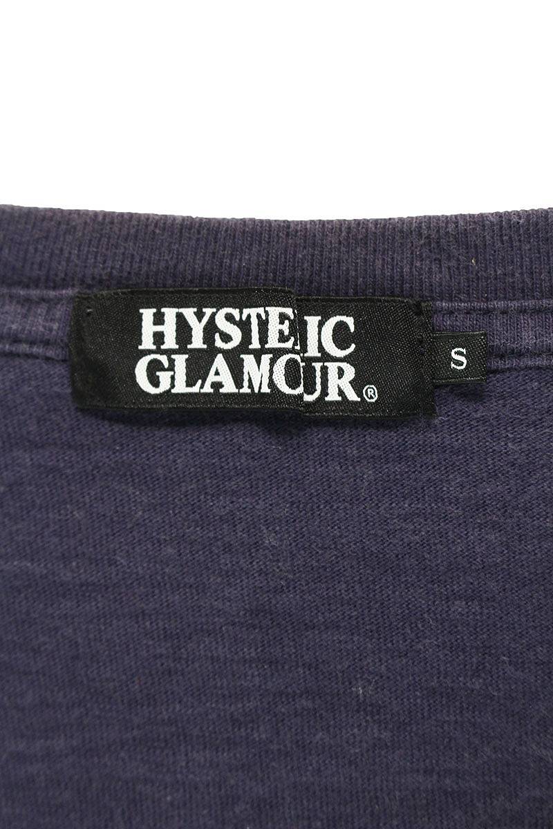 ヒステリックグラマー HYSTERIC GLAMOUR 0222CT05 サイズ:S フロントプリントVネックTシャツ 中古 BS99_画像3