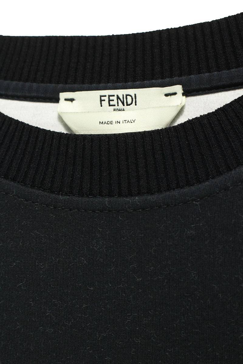  Fendi FENDI FS6632 4UX size :40 multicolor Logo shoulder Zip sweat used BS99