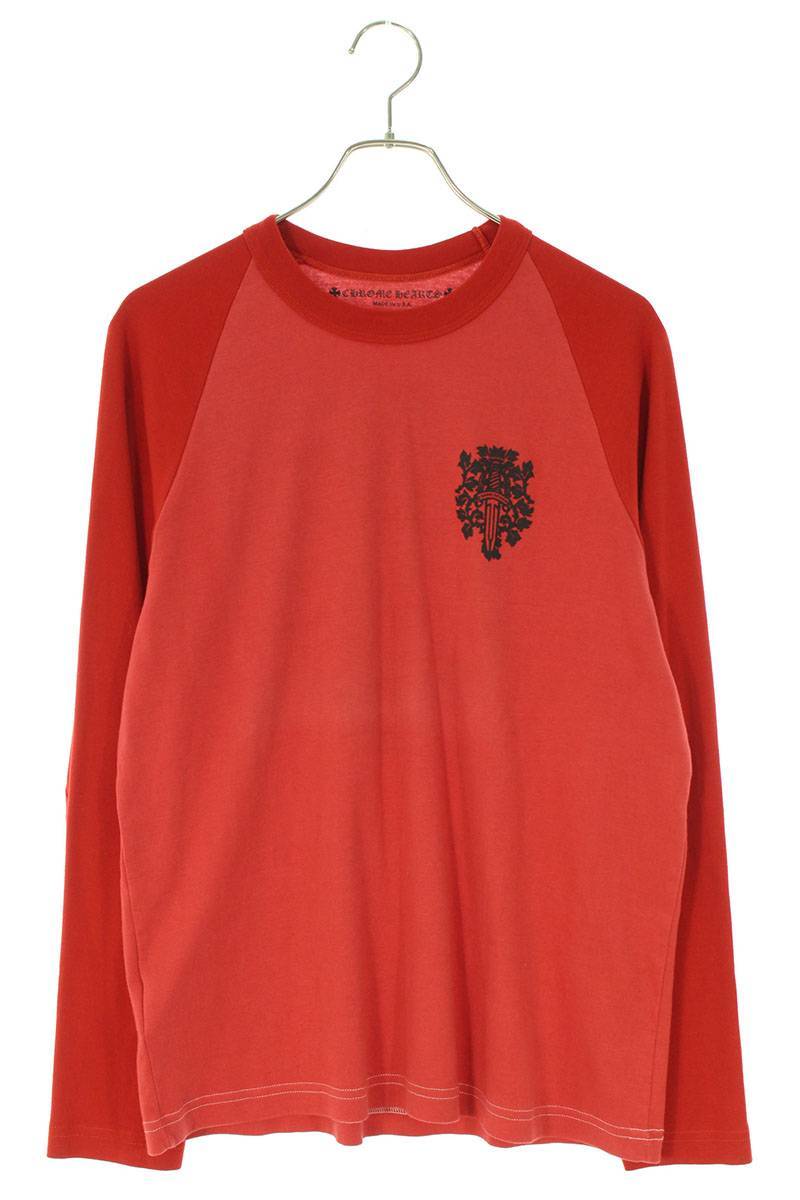 クロムハーツ Chrome Hearts CH L/S /1 サイズ:XL ダガープリンタイダイラグランカットソー 中古 OM10