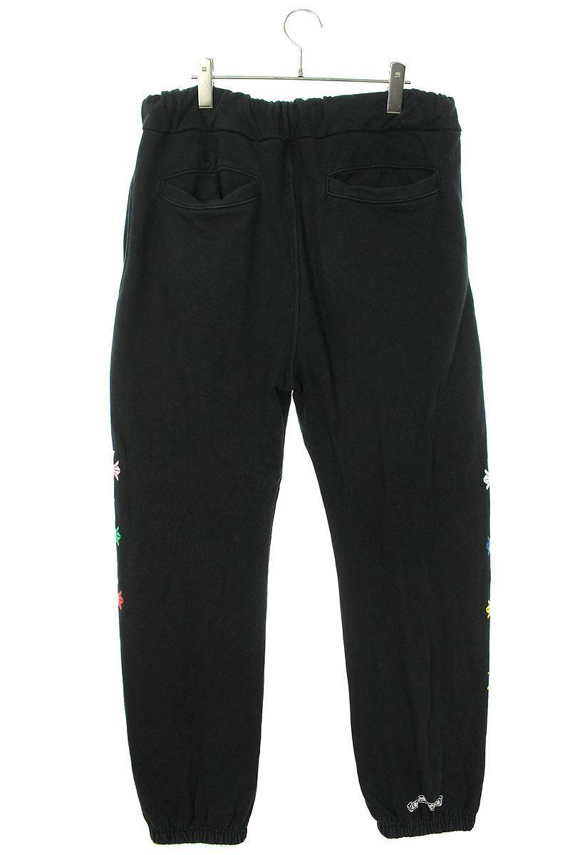 クロムハーツ Chrome Hearts MLTCOL CEM CRS SWEAT PANTS サイズ:L セメタリークロススウェットロングパンツ 中古 OM10_画像2