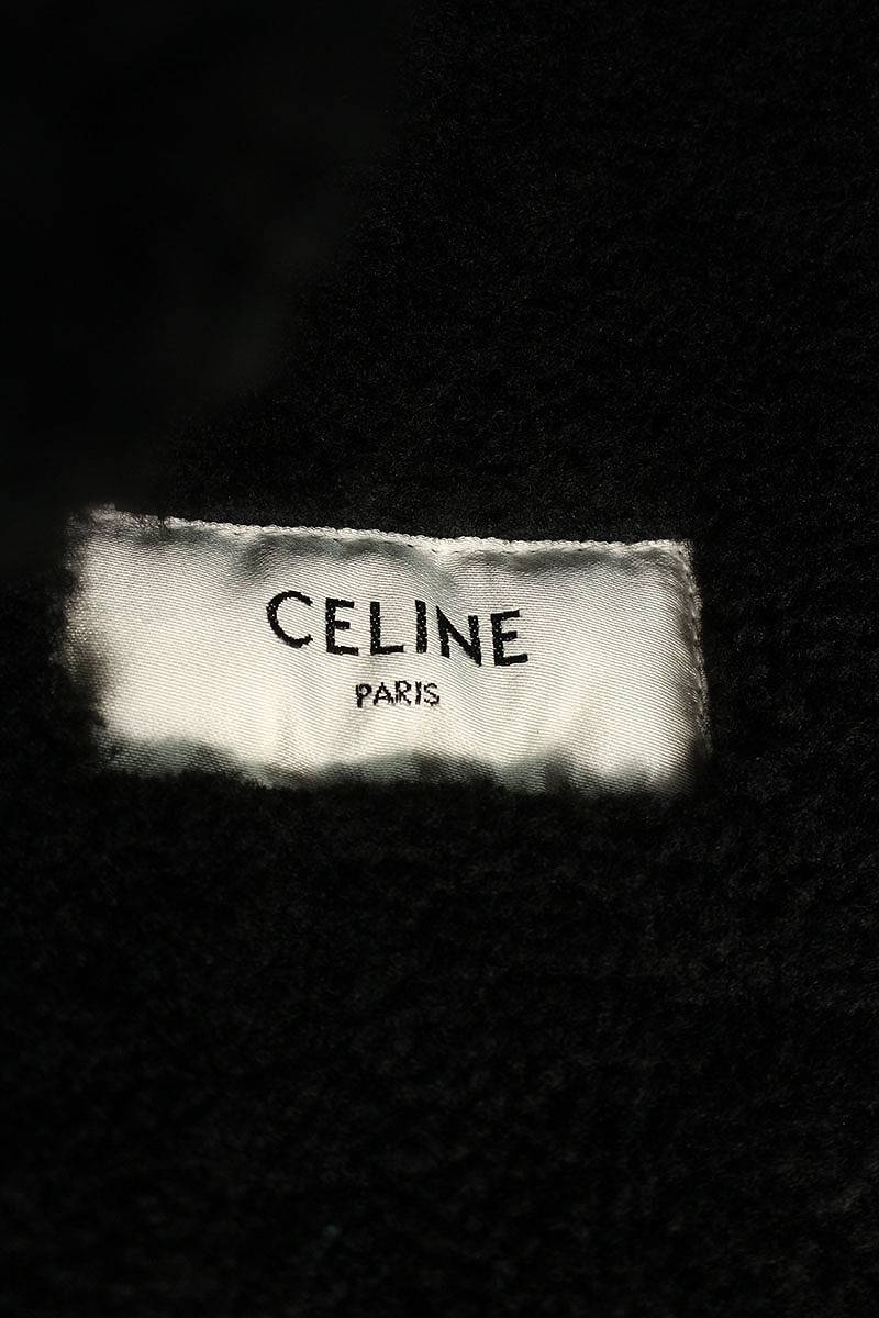 セリーヌバイエディスリマン CELINE by Hedi Slimane 2E451720G サイズ:50 ムートンボンバーレザージャケット 中古 SS13_画像3