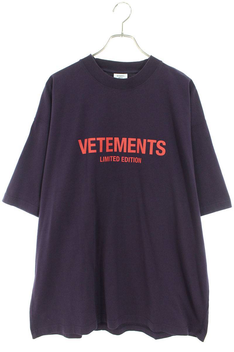 ヴェトモン VETEMENTS 24SS UE64TR800V サイズ:M リミテッドエディションロゴプリントTシャツ 新古品 FK04