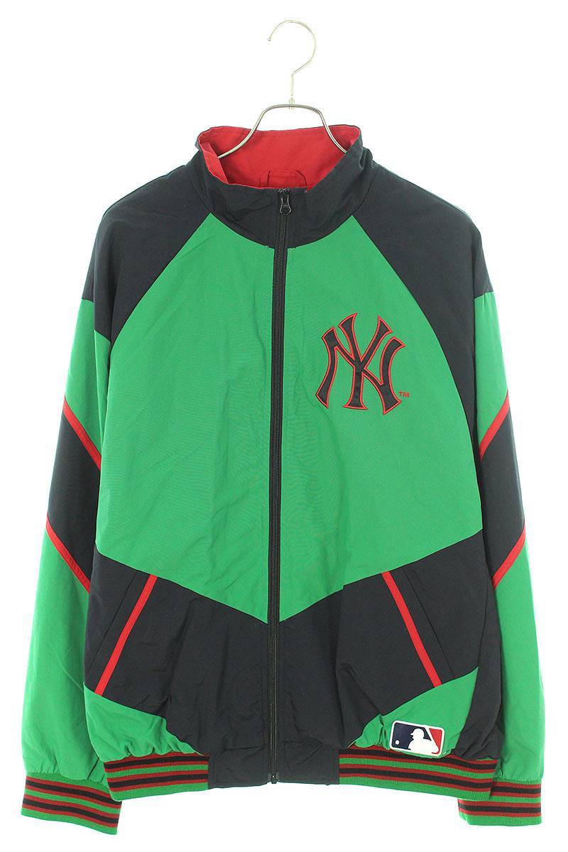 シュプリーム SUPREME 21AW New York Yankees Track Jacket サイズ:XL ヤンキーストラックジャケットブルゾン 中古 OM10