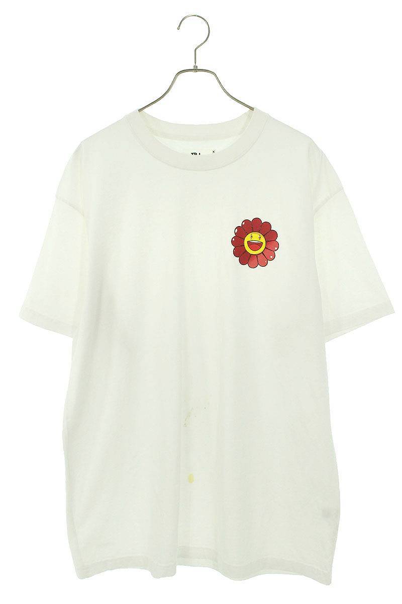 ムラカミタカシ MURAKAMITAKASHI サイズ:XXL フラワープリントTシャツ 中古 BS99_画像1