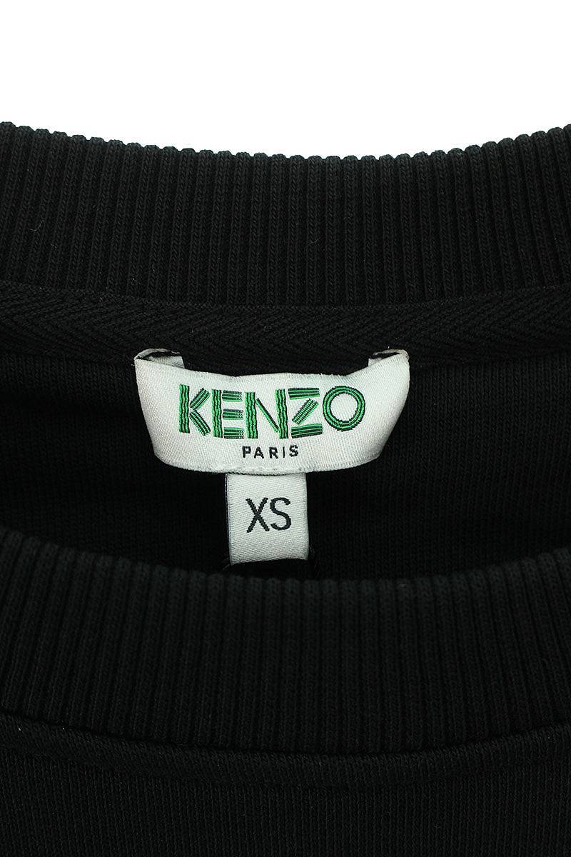 ケンゾー KENZO 19SS Tiger Mountain Sweatshirt/F965SW1254X6 サイズ:XS フロントタイガー刺繍クルーネックスウェット 中古 BS99_画像3