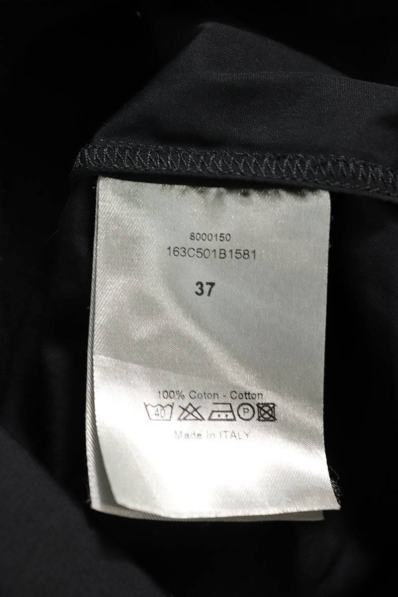 ディオールオム Dior HOMME 163C501B1581 サイズ:37 BEE刺繍比翼ボタン長袖シャツ 中古 BS99_画像3