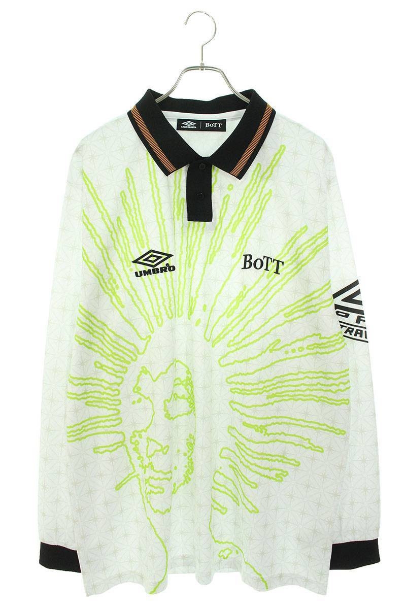 ボット BoTT ビームス 24SS UMBRO Game Shirt サイズ:XL アンブロ ゲームシャツ長袖カットソー 中古 BS99_画像1