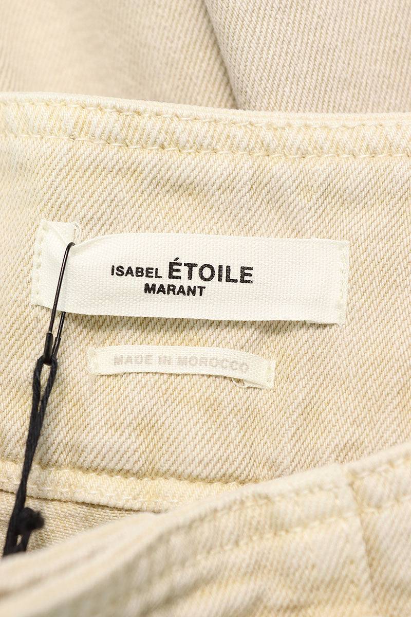 イザベルマランエトワール Isabel Marant Etoile 21AW 21APA1949 サイズ:36 ポケットデザインハイウエストデニムパンツ 中古 BS99_画像3