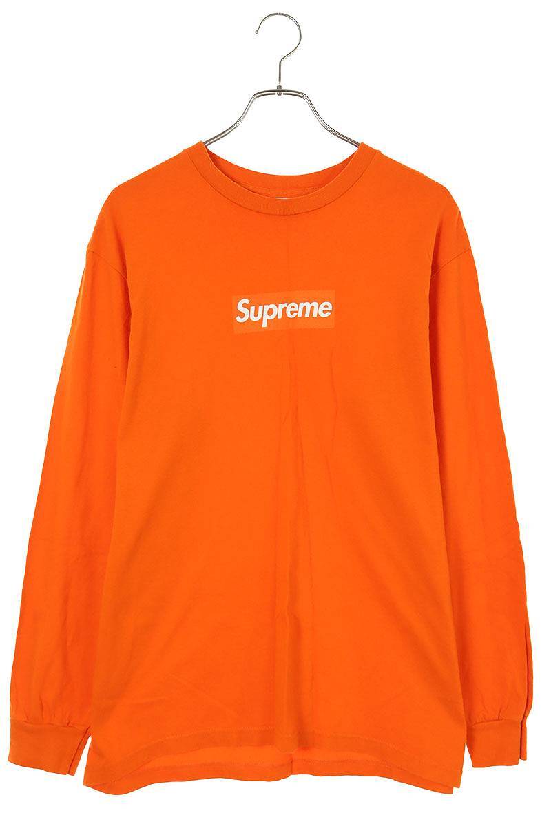 シュプリーム SUPREME 20AW Box Logo L/S Tee サイズ:M ボックスロゴ長袖カットソー 中古 OM10_画像1