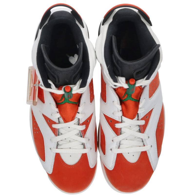 ナイキ NIKE AIR JORDAN 6 RETRO GATORADE 384664-145 サイズ:28.5cm エアジョーダン6レトロゲータレードスニーカー 中古 BS99_画像4