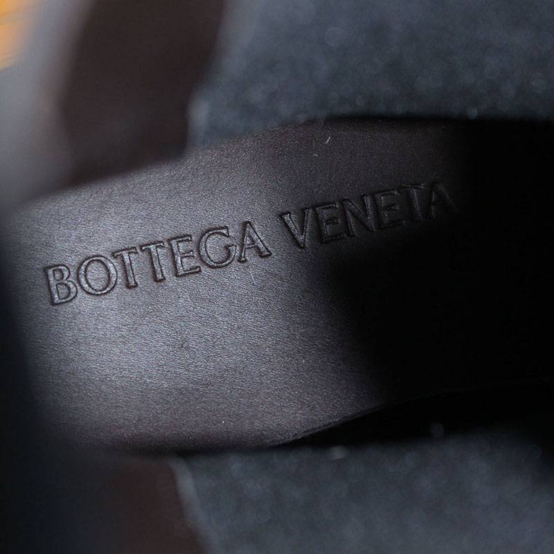 ボッテガヴェネタ BOTTEGA VENETA THE TIRE BOOT サイズ:40 タイヤレザーハイカットブーツ 中古 BS55_画像3