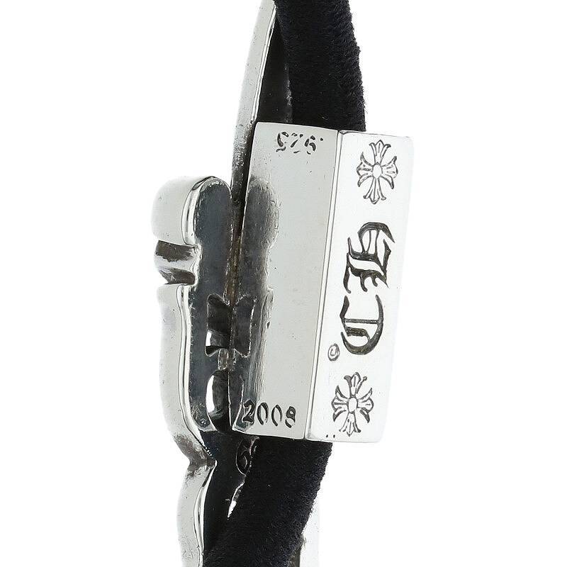 クロムハーツ Chrome Hearts HAIRBAND/ダガーボタンヘアゴム シルバーコンチョ 中古 SS07