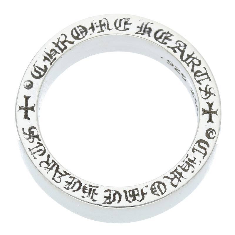 クロムハーツ Chrome Hearts 6mm SPACER PLN/6mmスペーサープレーン サイズ:17.5号 シルバーリング 中古 SS07