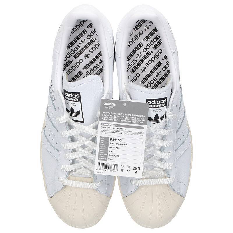 アディダス adidas ネイバーフッド 18SS SUPERSTAR NBHD F34156 28cm 伊勢丹ポップアップストア限定スーパースタースニーカー 中古 BS99_画像4