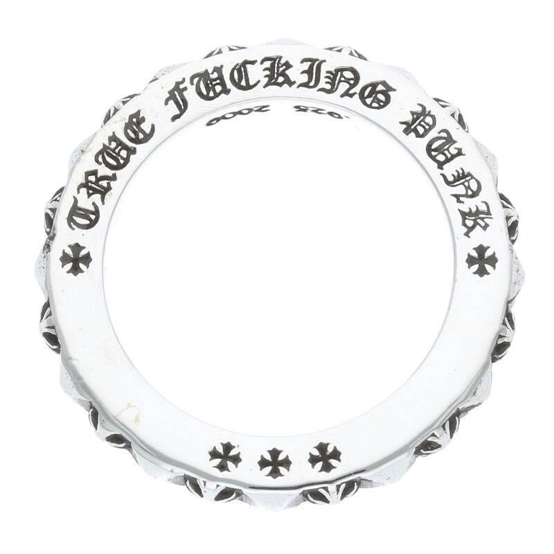 クロムハーツ Chrome Hearts TFP PNK PLS/トゥルーファッキンパンク サイズ:11.5号 プラスパンク/シルバーリング 中古 OS06_画像1