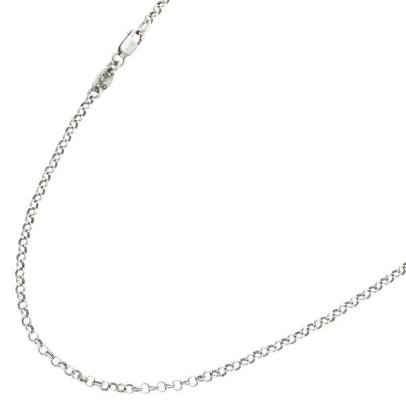 クロムハーツ Chrome Hearts NECKCHAIN R24/ロールチェーン24inch サイズ:24inch シルバーネックレス 中古 SJ02