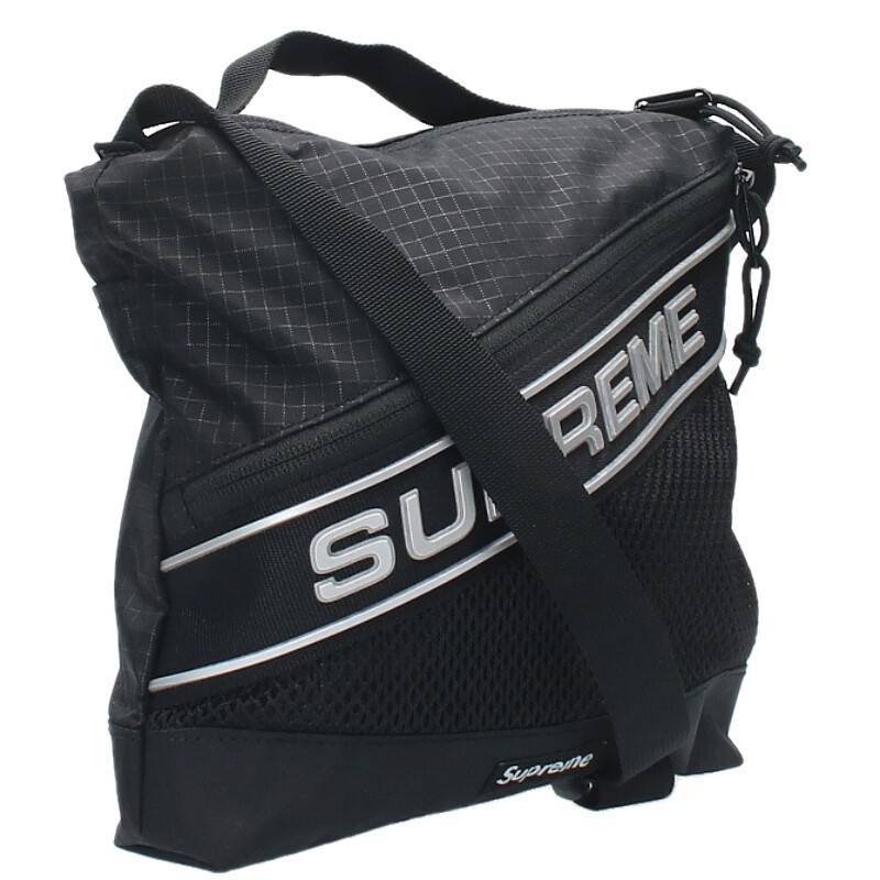 シュプリーム SUPREME 23AW Shoulder Bag リフレクティブロゴナイロンショルダーバッグ 中古 OM10