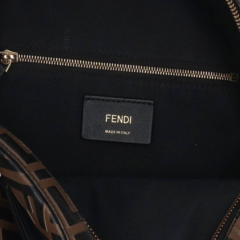 フェンディ FENDI 8BZ038 FFズッカ柄総柄ミニバックパック 中古 BS99_画像3