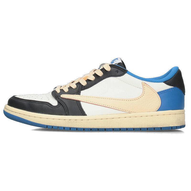 ナイキ NIKE AIR JORDAN 1 LOW OG SP FRAGMENT DM7866-140 サイズ:25.5cm エアジョーダン1ローミリタリーブルースニーカー 中古 SB01