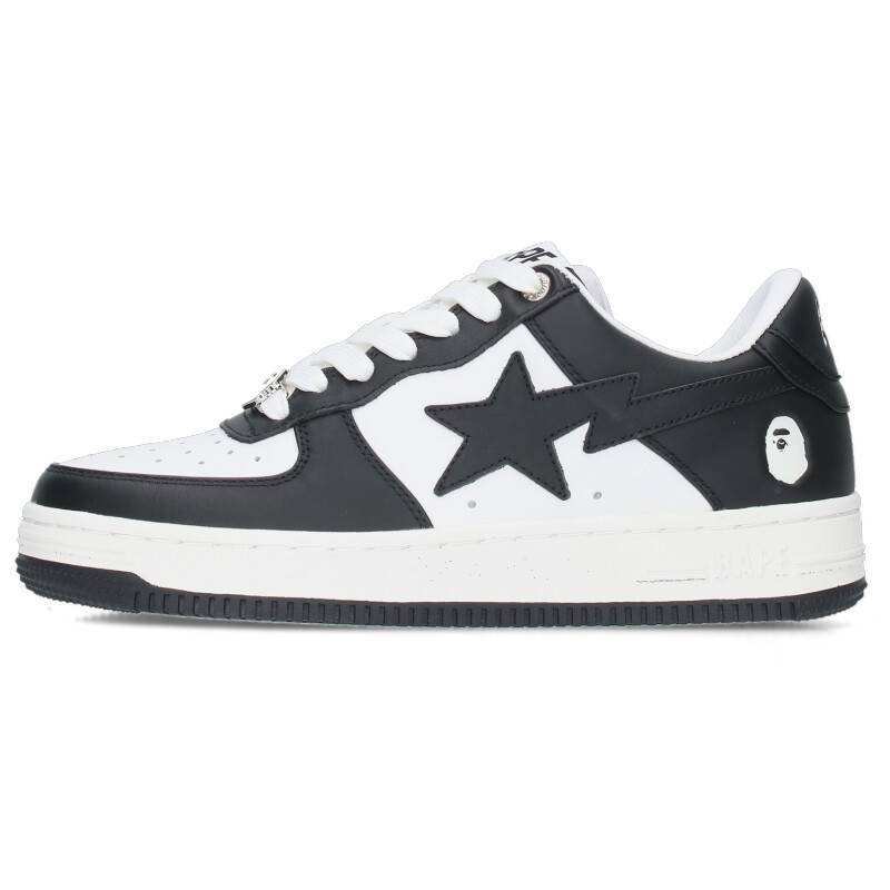 アベイシングエイプ A BATHING APE BAPE STA #4 BLACK 1I70191007 サイズ:25cm ベイプスタスニーカー 中古 BS99_画像1