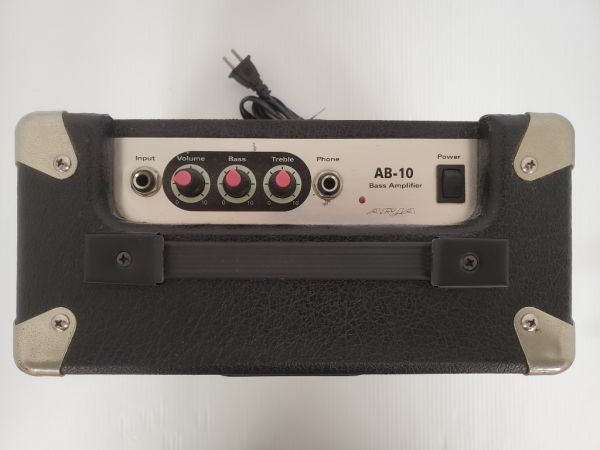 SE2708-0211-87 【中古・現状品】 ARIA アリア AB-10 Bass Amplifier ベースアンプ ブラック 荒井貿易株式会社_画像6