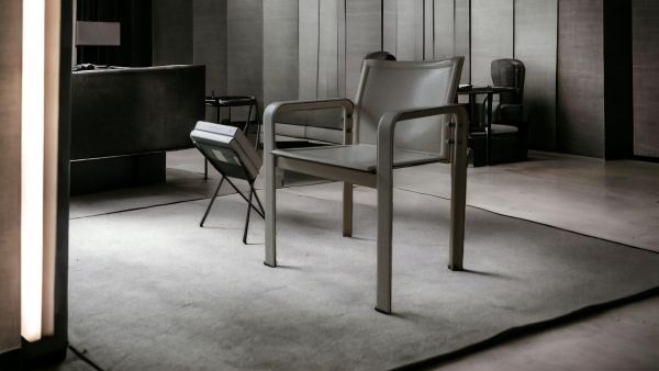 Aluminum structure Armchair by Matteograssi_1983 / #cassina #minotti Cab 高級 本革 天然皮革 椅子 イタリア アームチェア カッシーナ_画像3