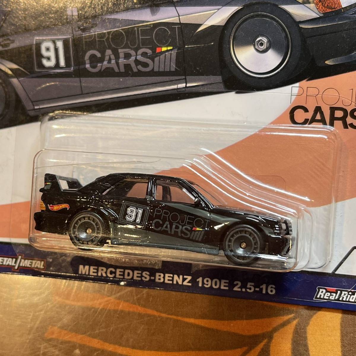 Hot Wheels mercedes benz 190E 2.5-16 ホットウィール メルセデスベンツ アメ車 ミニカー アメリカ雑貨 ムーンアイズ euro ユーロスピード_画像3