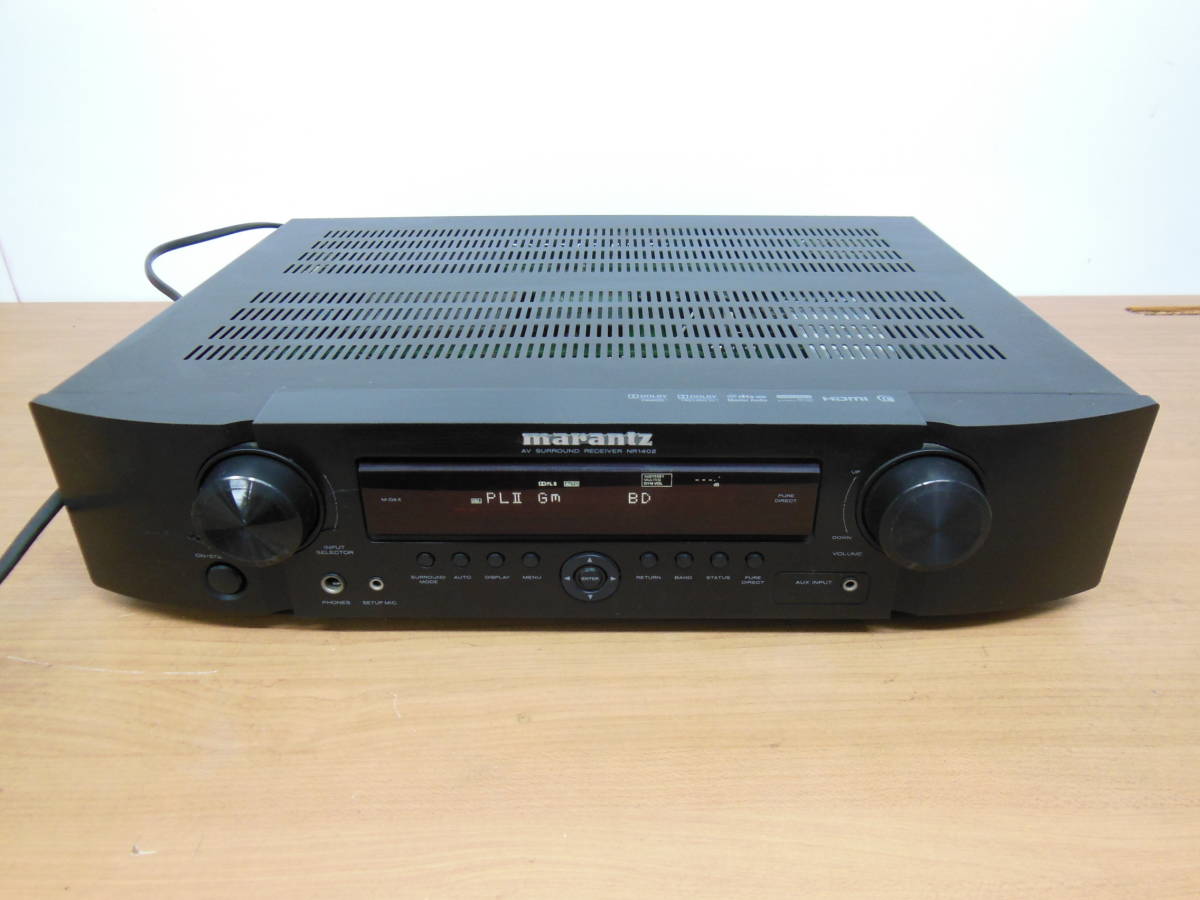 1円スタ Marantz AVレシーバー AVアンプ NR1402 通電のみ_画像2