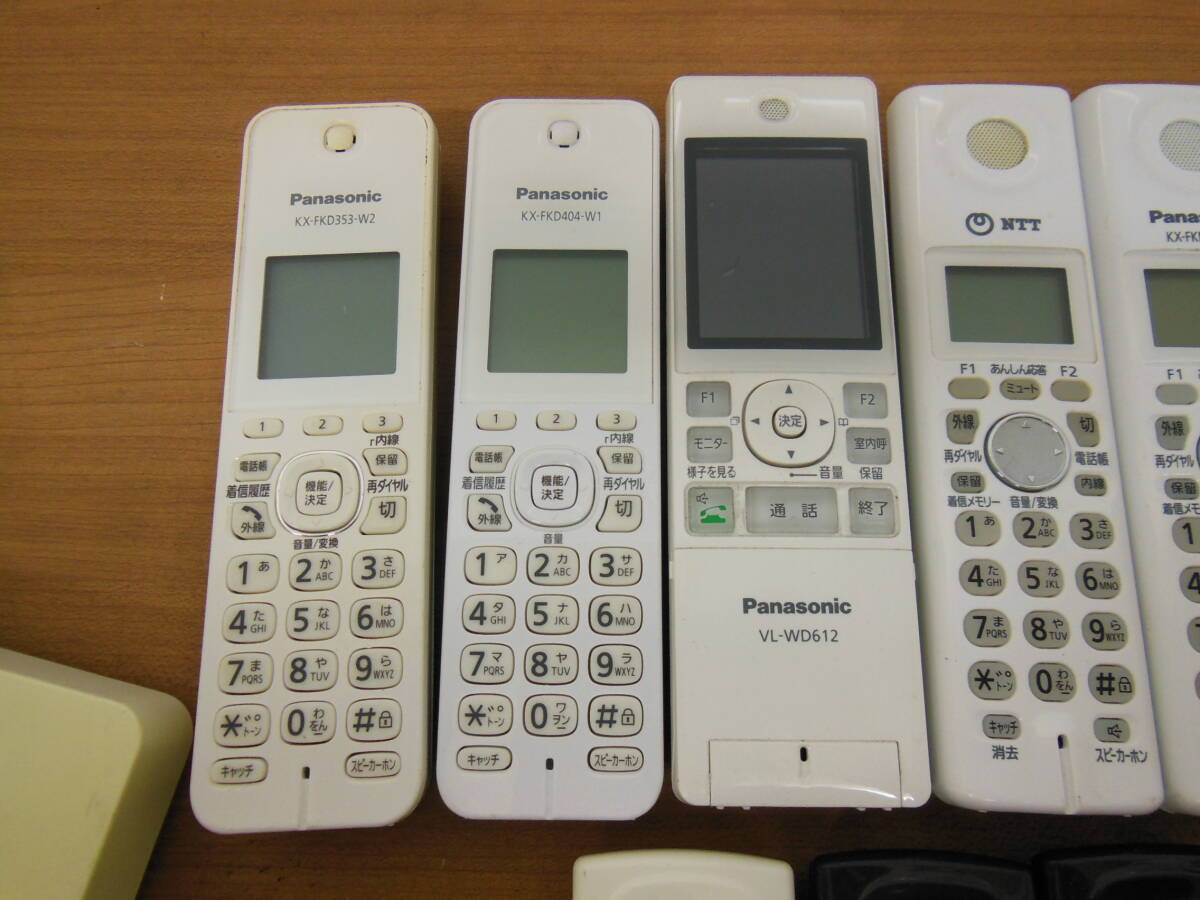 1円スタ Panasonic SHARP 電話機 子機 16点 大量セット まとめ売り_画像2