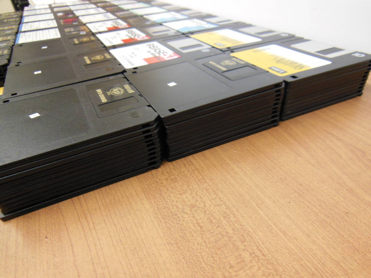 1円スタ フロッピーディスク 3.5インチ FD 約290枚セット PC-9801 中古_画像7