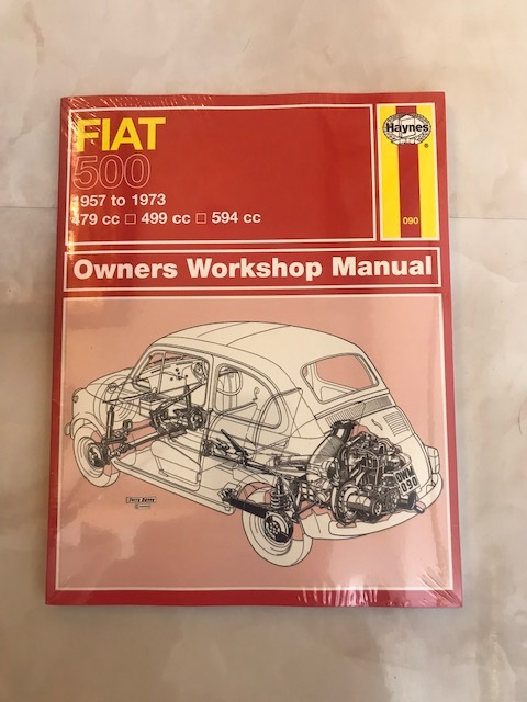  Fiat 500 partition nz Work shop manual new goods 