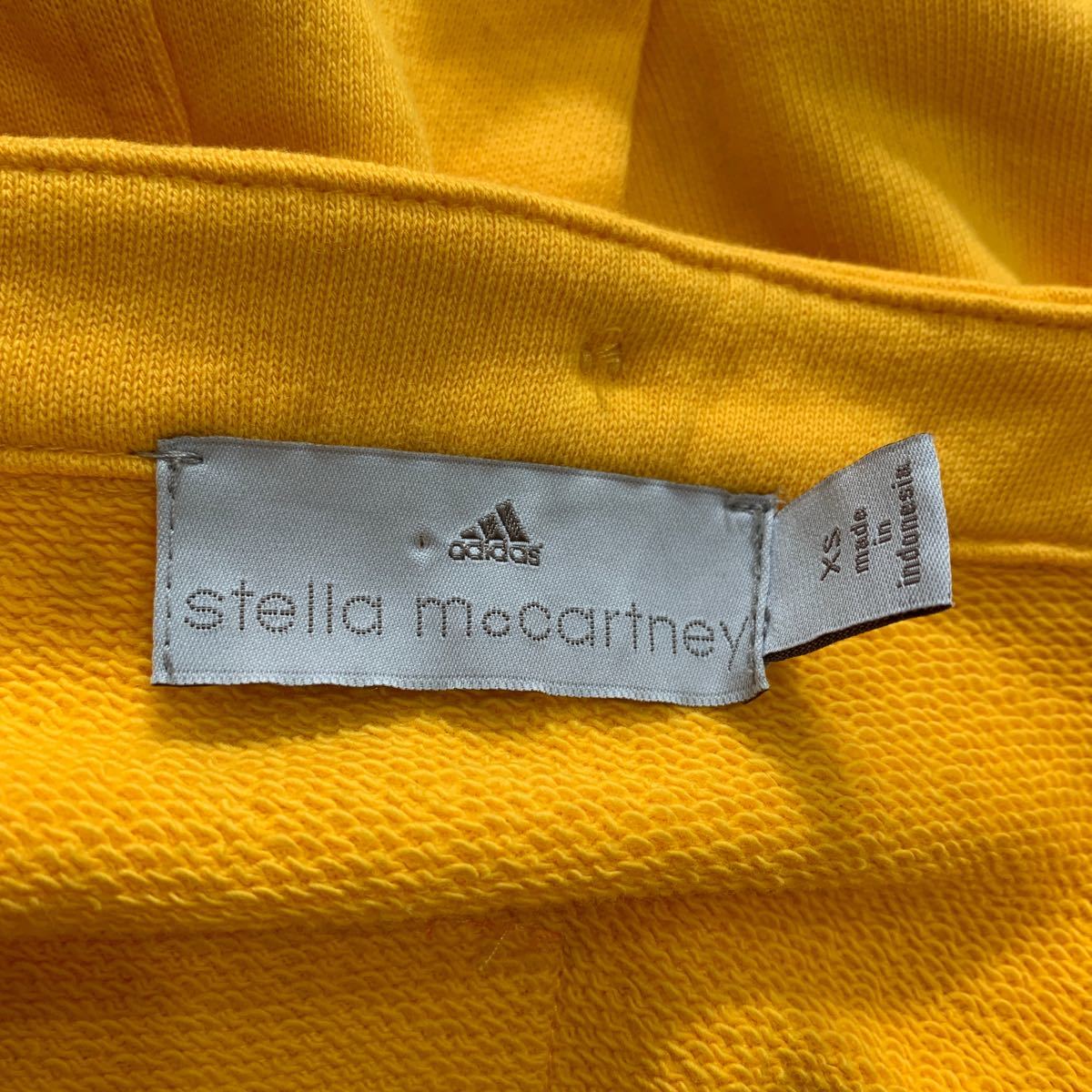 F ▼ 都会のスポーツウェア '比翼仕立て' adidas by Stella McCartney アディダス 長袖 コットン100% 長袖 トレーナー size:XS トップス _画像6